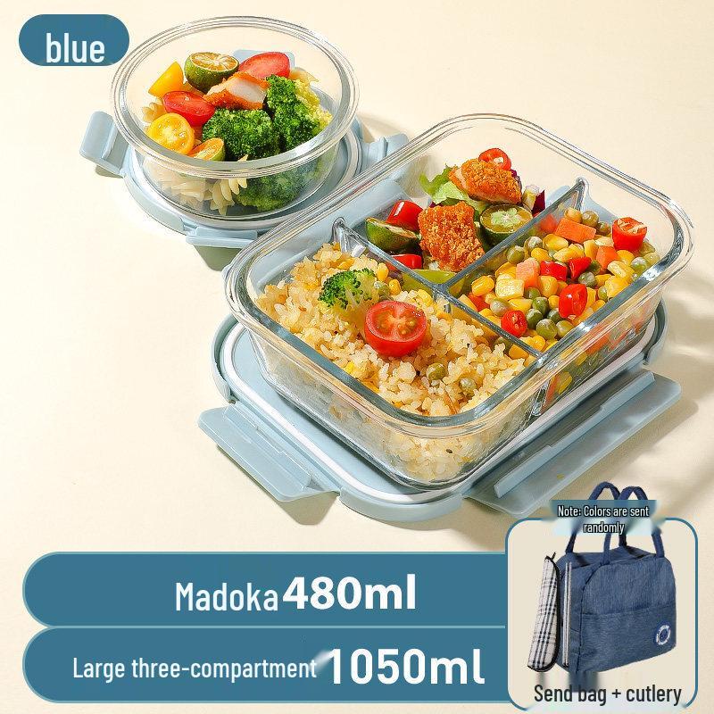 

Ru Han Glass Microwaveable Lunchbox Set