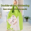 Home Use Print Bags with Handles, Creative Garbage Bags for Kitchen and