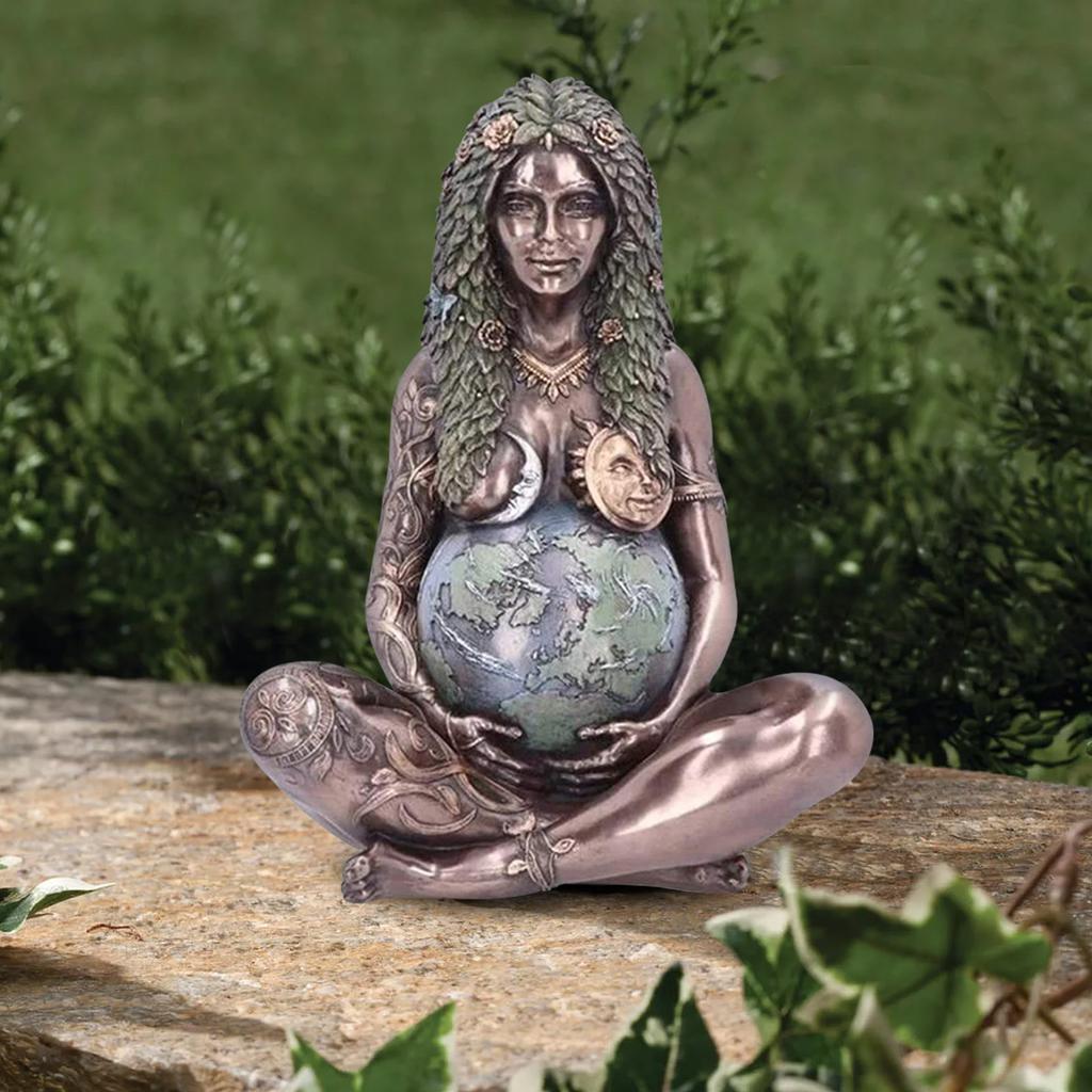 Zeița Pământului Gaia Mama Pământ Statuetă Ornamente
