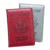 USA Embossed Passport Holder Leather Relief Passport Covers Passport Case Plane Ticket Holder Id Holder Travel Accessories