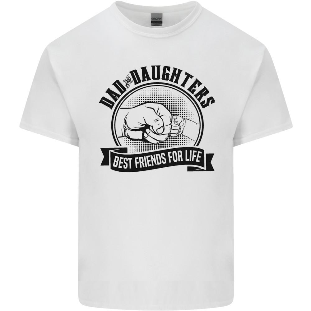 Dad & Daughters Best Friends Fathers Day Mens Light Cotton T-Shirt Unisex T-Shirt XL