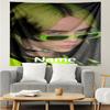 Custom Name Billie Eilish Print Tapestry, Backdrop, Easy Setup, Ideal for Bedroom, Office & Living Room, with Aesthetic Wall Hanging Decor.