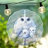 10 Inch Hanging Wind Spinner with 360 Degree Hook for Balcony Garden Decor Spring Summer Outdoor Decoration