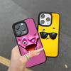 Funny Face For IPhone 17 16 15 14 13 12 11 Mini Pro Max Plus PC+TPU Back Phone Cover