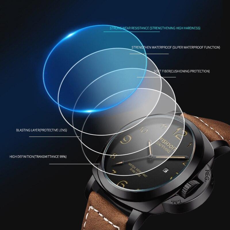 Luxusmarke Herren Militärische Leuchtende Uhren Herrenmode Lässige Leder Quarz Uhr Männliche Sportliche Wasserdichte Kalender Armbanduhr