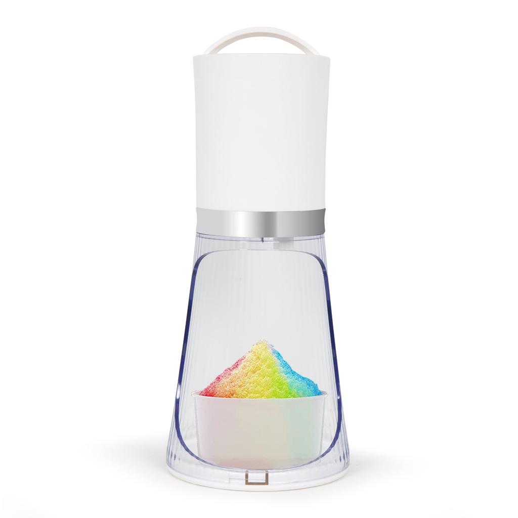 Elektrický holicí strojek na led a sněhový kužel s 2 * 100 ml opakovaně použitelnými plastovými kelímky na led, kuchyňské doplňky