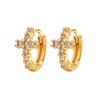 Cross Hoop Earrings For Women Jewelry Gifts