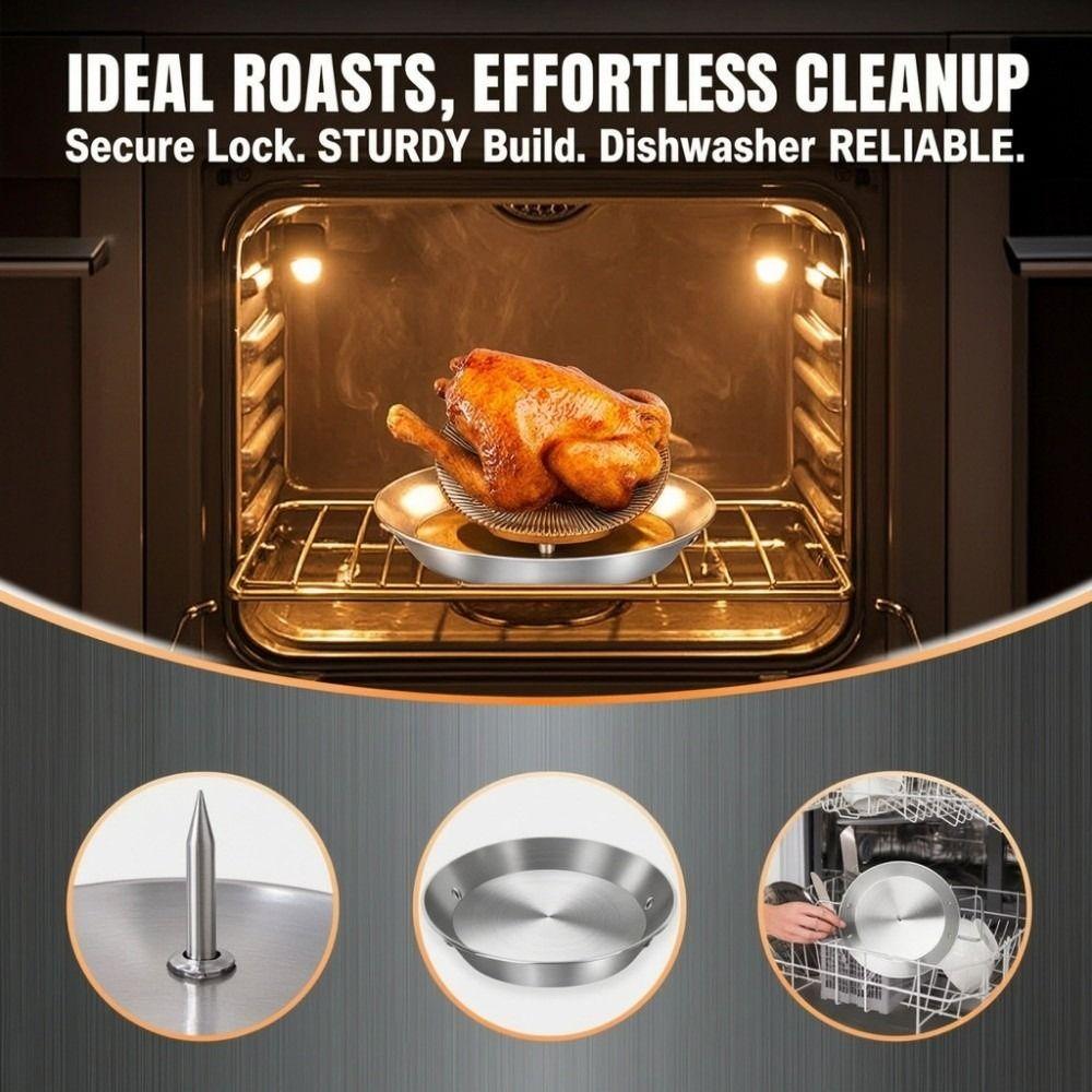 9/10.5/13inch Shawarma Skewer Stand Removable Spikes Skewer Grill Set BBQ Skewer  Picnic Grill