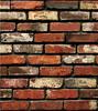 Home Decor 3D PVC Wood Grain Wall Stickers Paper Brick Stone wallpaper Rustic Effect Self-adhesive Home Decor Sticker Room