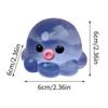 Jouet sensoriel poulpe à presser Caoutchouc Cristal Transparent Poulpe Jouet de relaxation pour les mains Jeu de coiffure à bulles fait maison Pour enfants Adultes Jouet à pincer