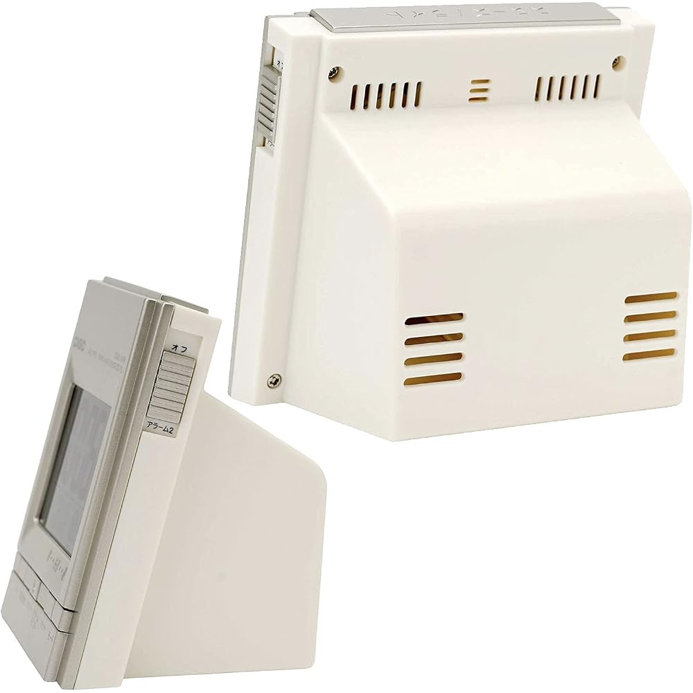 CASIO DQD-705J-8JF Alarm Clock Radio Controlled Clock Silver Digital Double Alarm Snooze Light
