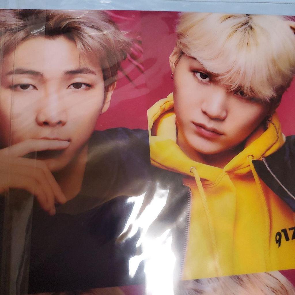 [USED] BTS Official FACEYOURSELF Universal Studios Japan Bonus Double-sided Clear File