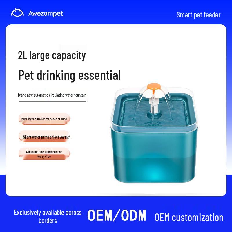 Intelligenter 2L Haustier-Wasserspender: Automatischer Zirkulierender Reiniger für Katzen und Hunde
