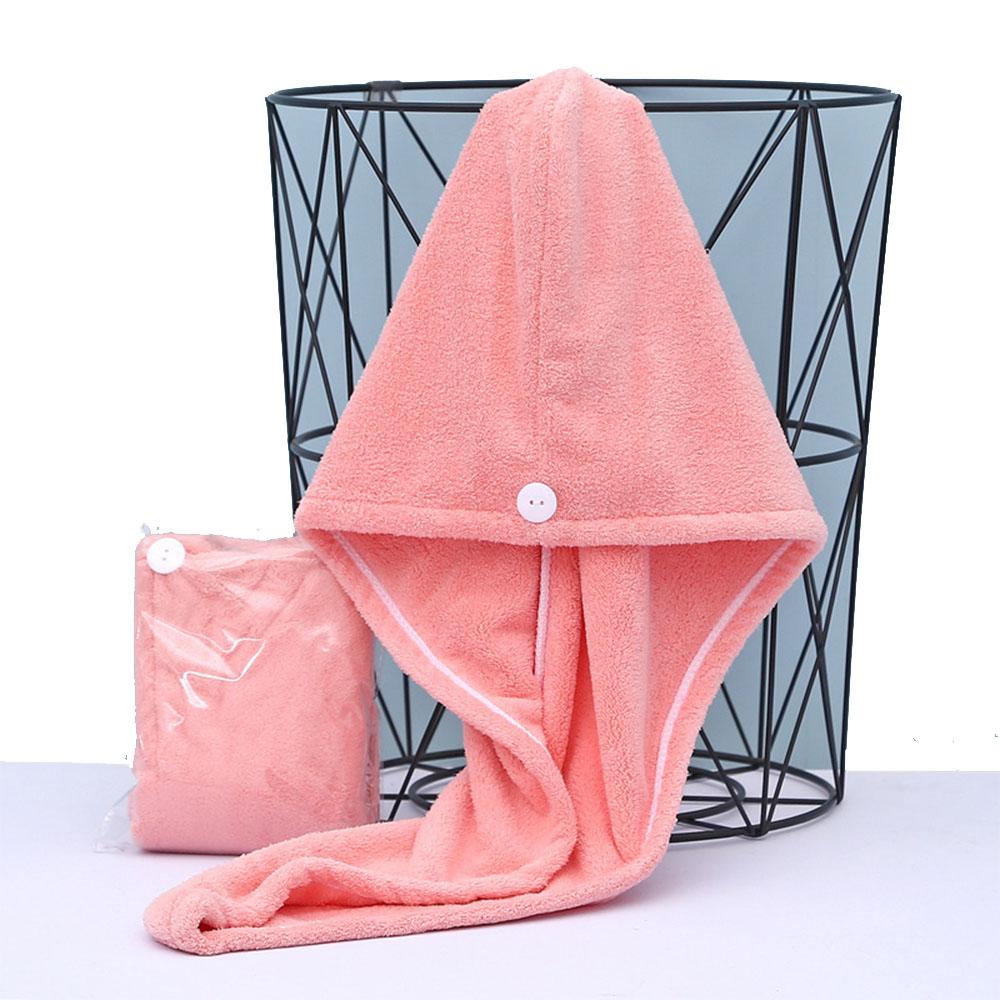 Gorro de Cachemira Coral para Cabello Seco Gorro de Rápida Absorción de Agua Gorro de Ducha