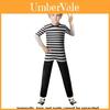 Tuta Mercoledì Addams Pugsley Addams Bambini Tema Natale Halloween Festa Cosplay