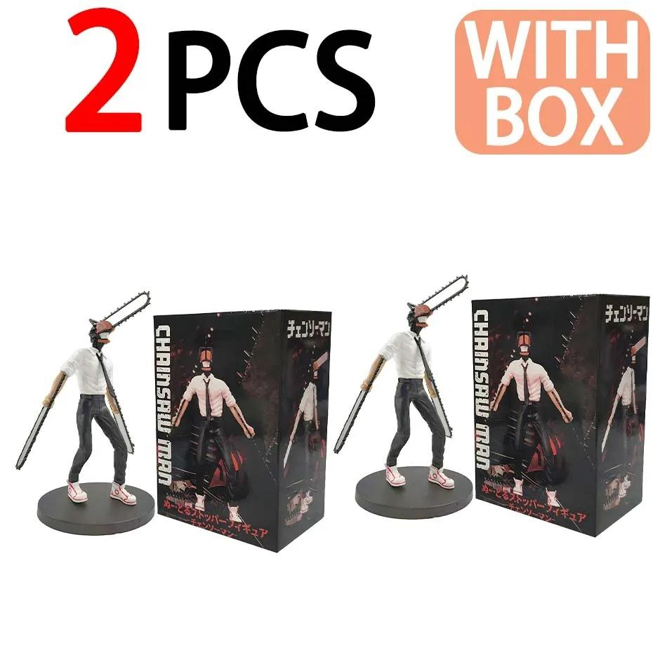 19cm Chainsaw Man Denji Anime Figure Denji/Power Action Figure 1560 Chainsaw Man Denji Figurine Adult Collectible Model Doll Toy
