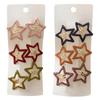 High Quality Brand New  12 Pcs Metal  Hair Clips Star Hair Barrettes Hair