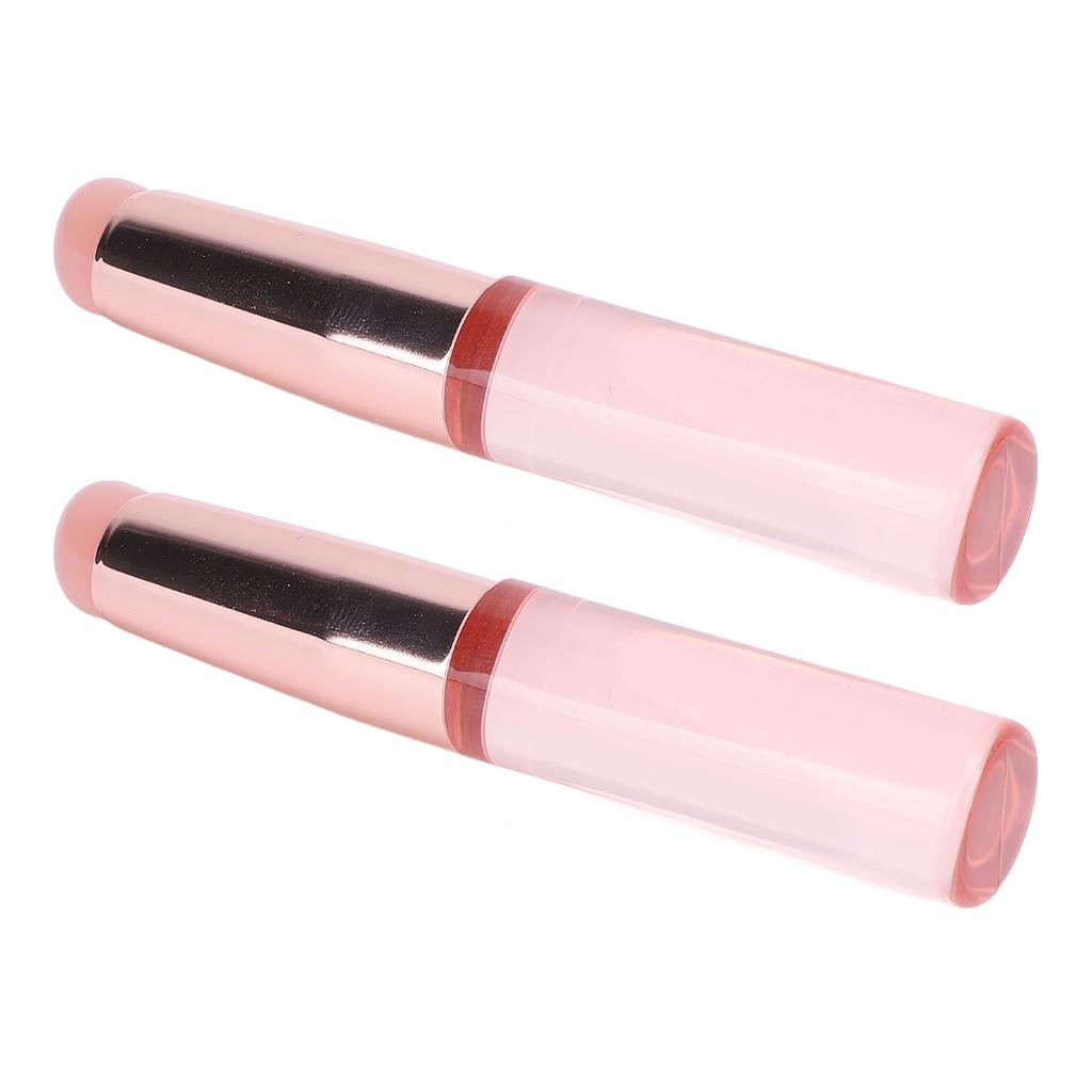 2pcs Lip Applicator Brush Portable Lip Gloss Applicator Makeup Lipstick Applicator for Lip Blush Eye