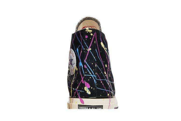 Men's Sneakers Converse Chuck Taylor All Star 70 Hi Archive Paint Splatter Black Black/Hyper Magenta/Egret