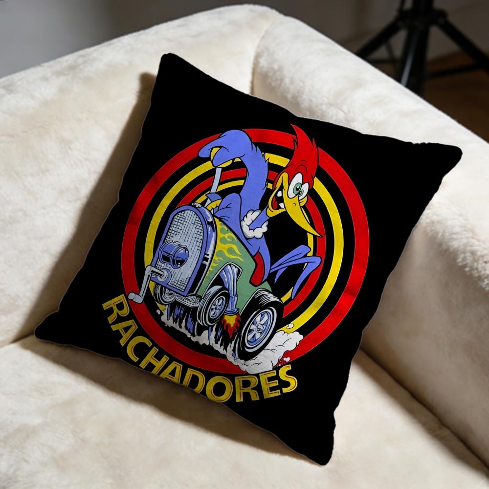 Trendy WWoody Woodpeckered Cushion Cover Soft Decorative Pillow Case Suitable for Bedroom Sofa Car Travel Use