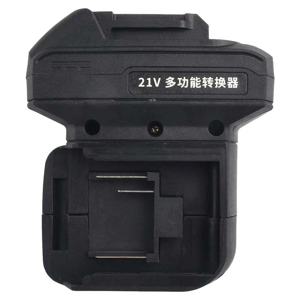 For Makita Impact Drill Wrench Screwdrivers Work Light Battery Converter Power Tools Newest 2 In 1 Battery Adapter Converter