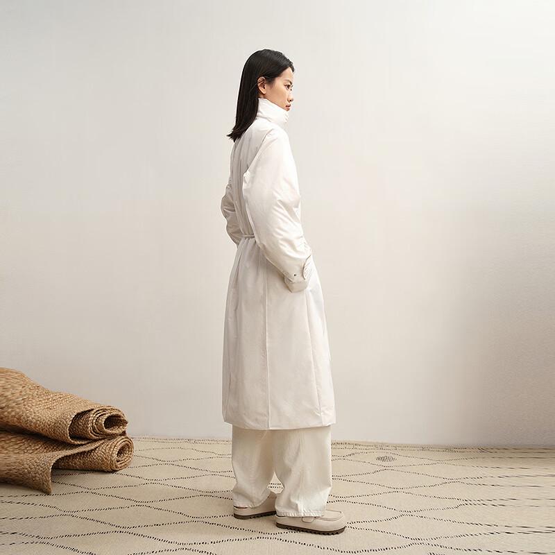Less 2025 Winter Lapel Goose Down Coat