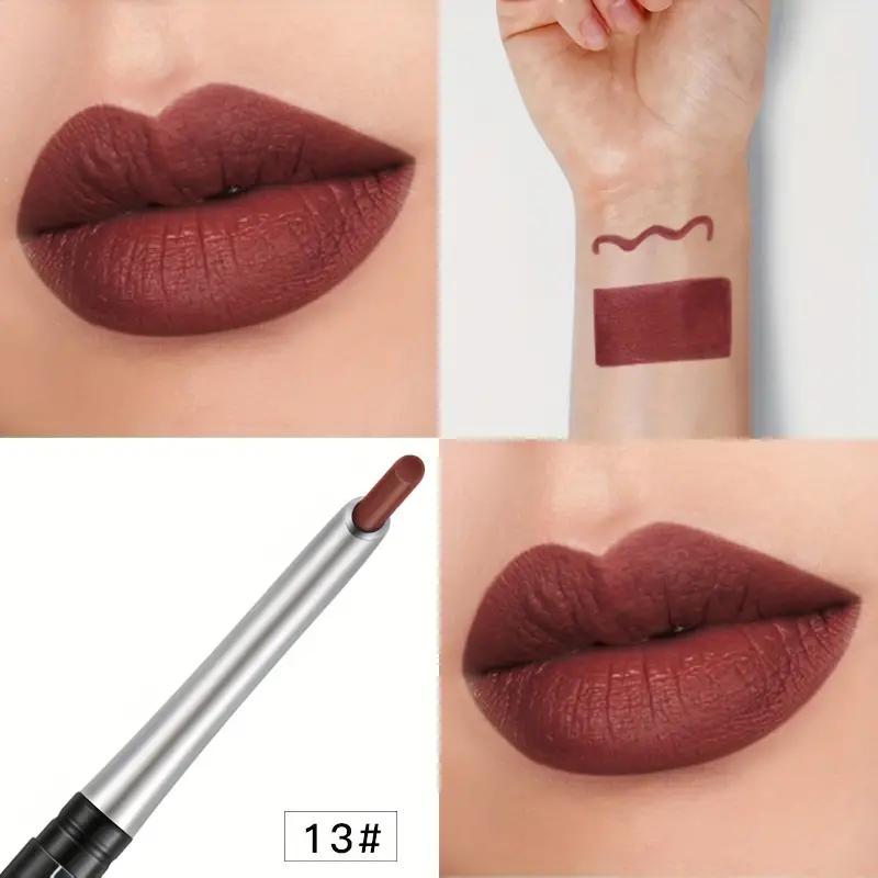 17-Color Set Lip Liner Pencil -Velvety Texture, 24-Hour Long-Wear, Waterproof & Smudge-Resistant, Can Use For Lip & Eyes
