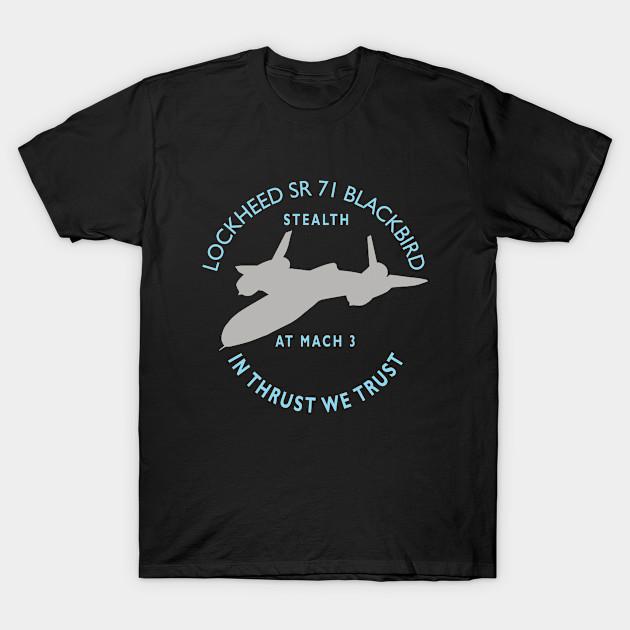

Men Black Print T-shirt Sr 71 In Thrust We Trust No-Cut Transfer Paper Print Cotton Tshirt 4XL