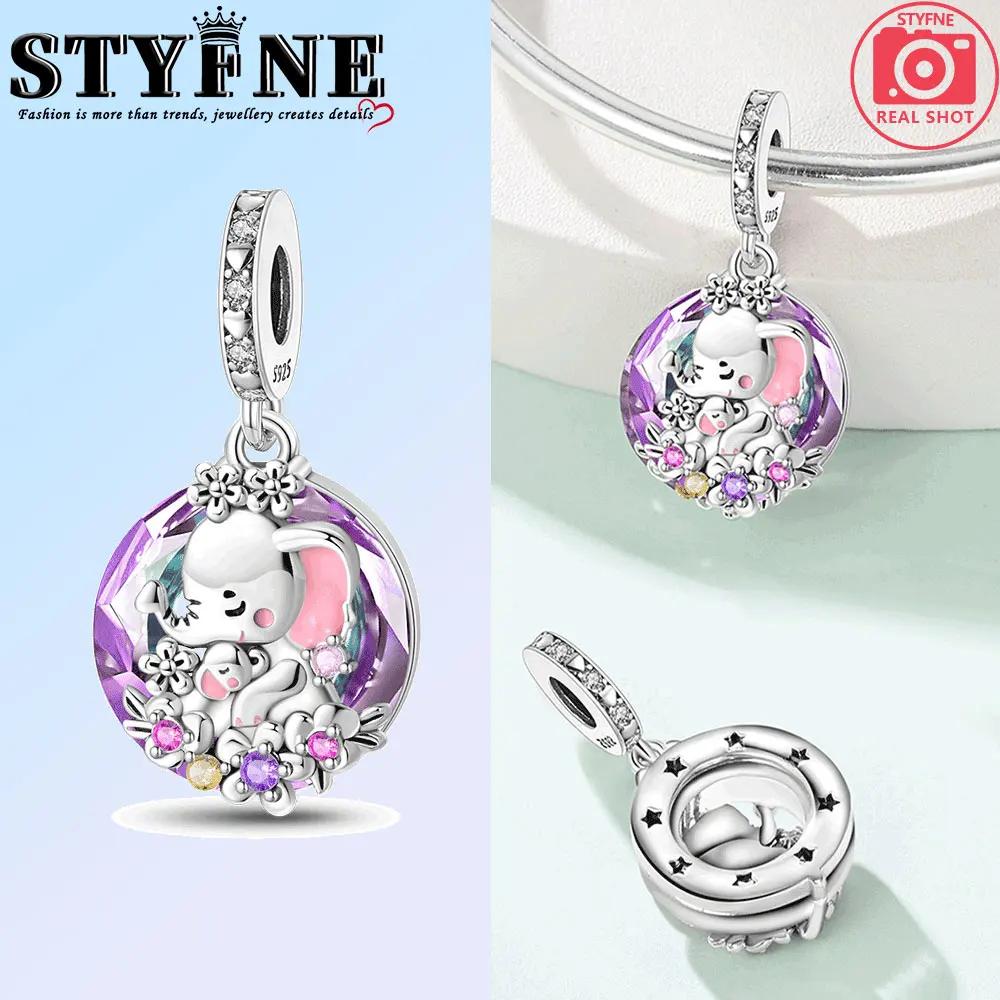 Anniversary Copper Blue Life Tree Evil Eye Sun Round Charms Pendants Fit Original Bracelets Diy Jewelry