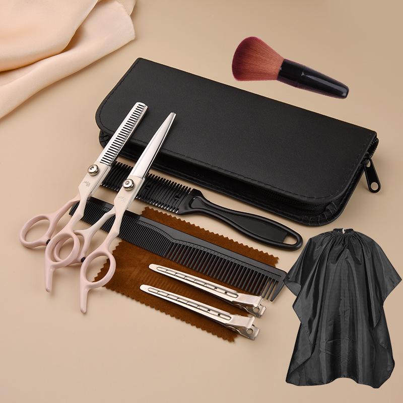 Stainless Steel Hairdressing Scissors & Thinning Shears Set for Cutting and Styling