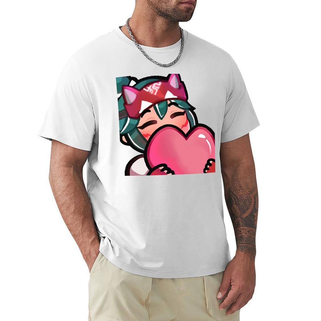 Kiriko Heart TShirt Gym Exercise Short Sleeve TShirt
