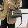 Lock Tote Bag Women's Hand Shoulder Messenger Bag