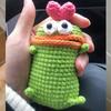 Hand-Crocheted Car Key Fob Cover, Big Mouth Key Protector, Cute Yarn Keychain for Car Keys, Unique Handmade Gift Car Key Cases