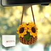 Crochet Hanging Plant for Car,Car Decorations Interior,Plant Strawberry Aesthetic Car Accessories for Women Interior Cute,Car Ornaments Charms for