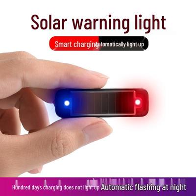 Bezdrátové solární LED výstražné světlo proti nárazu zezadu pro automobily, motocykly a jízdní kola