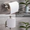 No Hole Punch Paper Towel Holder Stainless Steel Roll Paper Storage Rack  Bathroom