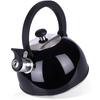 Whistling Kettle, Steel, Black, 1.5 L