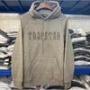 Mens Oversized Hooded Sweatshirt Jogger Pants Set With Embroidered Lettering Soft Fleece-Lined Cotton Blend Casual