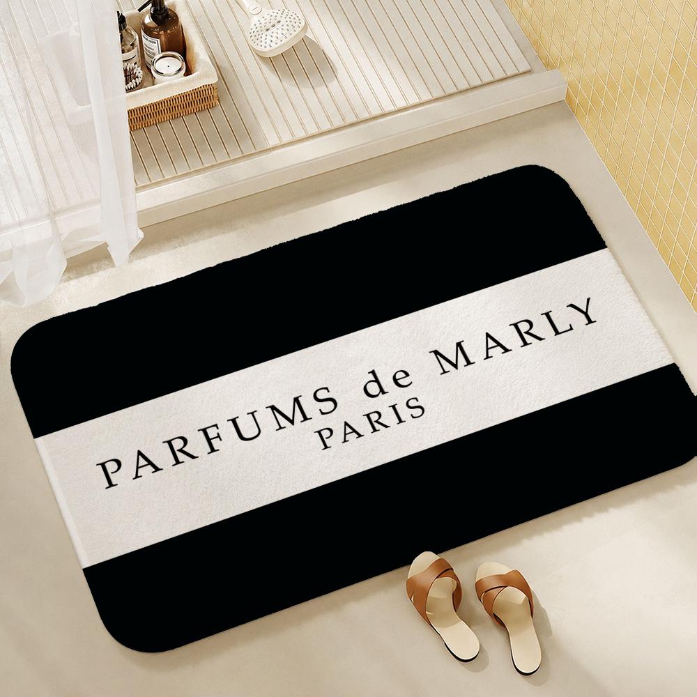Brand-Parfums de MarlyS Floor Mat Shower Foot Mat, Bedside Carpet, Entrance Absorbent Doormat, Soft Non-Slip