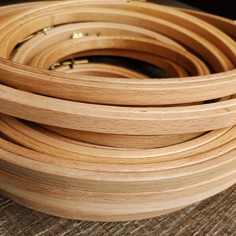 1PC Needlework Wooden Frame Embroidery Hoop Hoop Ring Beech Sewing Tools Sewing Manual Tool