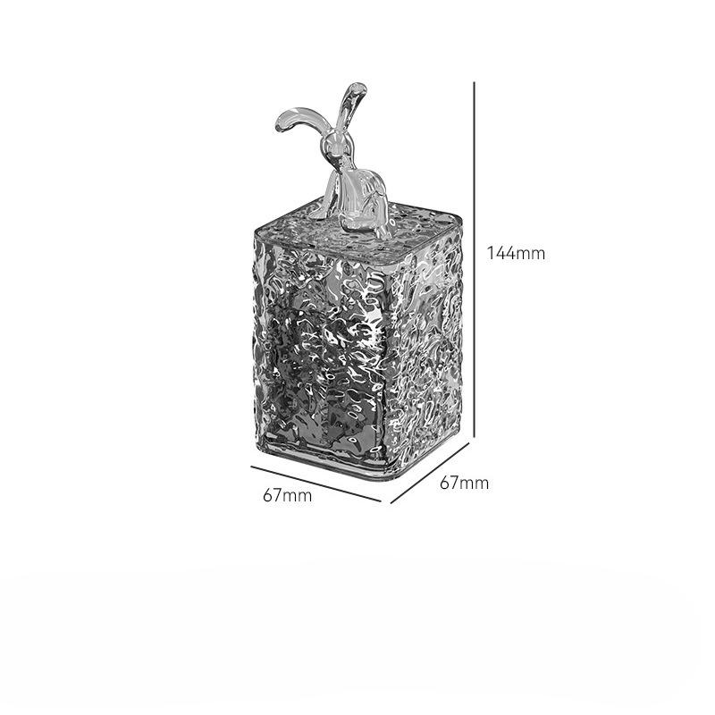 Zahnstocherbox, Staubdichte Aufbewahrungsbox für Wohnzimmer zu Hause, Zahnstocherglas, Zahnseideglas, Wattestäbchenbox, Zahnstocherzylinder