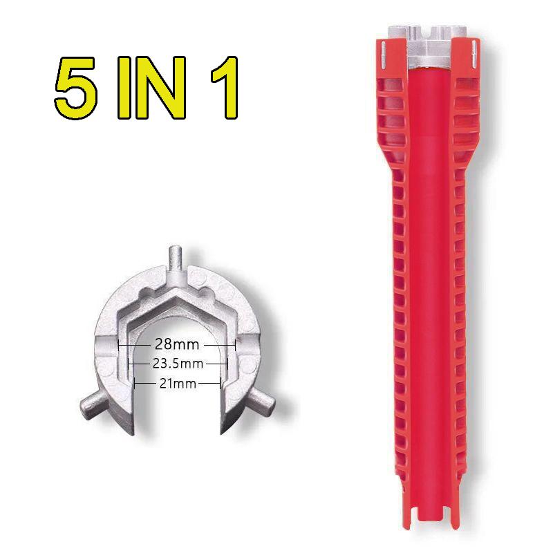 5/8/12 W 1 Klucz do rur Klucz Hydrauliczny Antypoślizgowy Wielofunkcyjny Kran Zlew Naprawa Instalacja Klucz Łazienkowy Zestawy Narzędzi Ręcznych