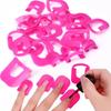 26 Pieces U-Shape Nail Polish Protectors Curve Shape Finger Cover Manicure Tool Professional Template Clips Guide Nail Art Tool
