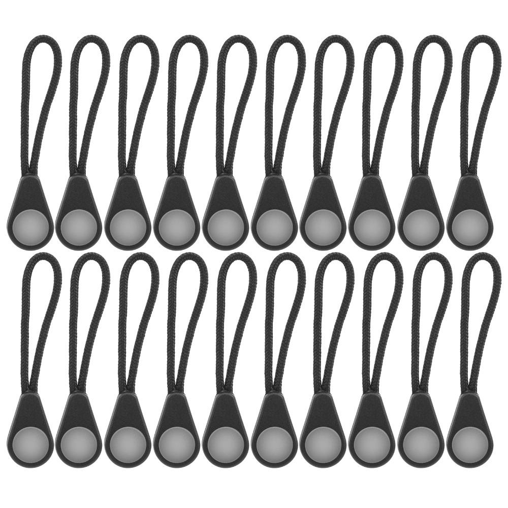20 Pcs Luminous Backpack Zipper Puller Easy to Find Machine Washable Glow in The Dark Pulls Anti-Lost Zipper Pull Backpacks