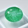 Flawless A+ Quality Natural Oval Cut Green Emerald Gemstone 19.15 Ct Certified