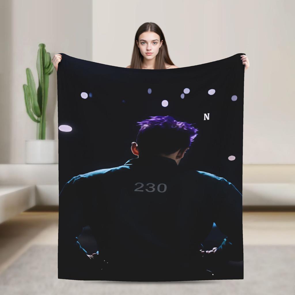 Singer TTAEYANG Blanket Super Soft Comfortable Plush Throw Blanket For Couch Bed Camping Flannel Bedspread Bed Cover