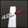 Car displacement tail label 1.8L2.3L2.4L3.0L4.0L5.7L metal displacement car sticker, body sticker