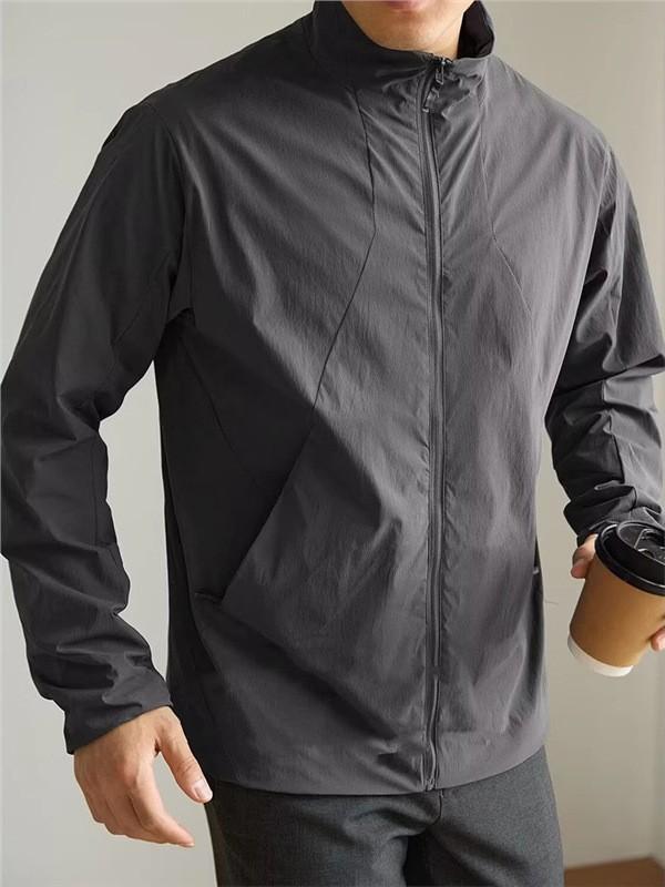 [Traveler Series] Thin Lightweight Spring and Autumn Stand-up Collar Twill Windproof Sunscreen Jacket Business Jacket Commuter