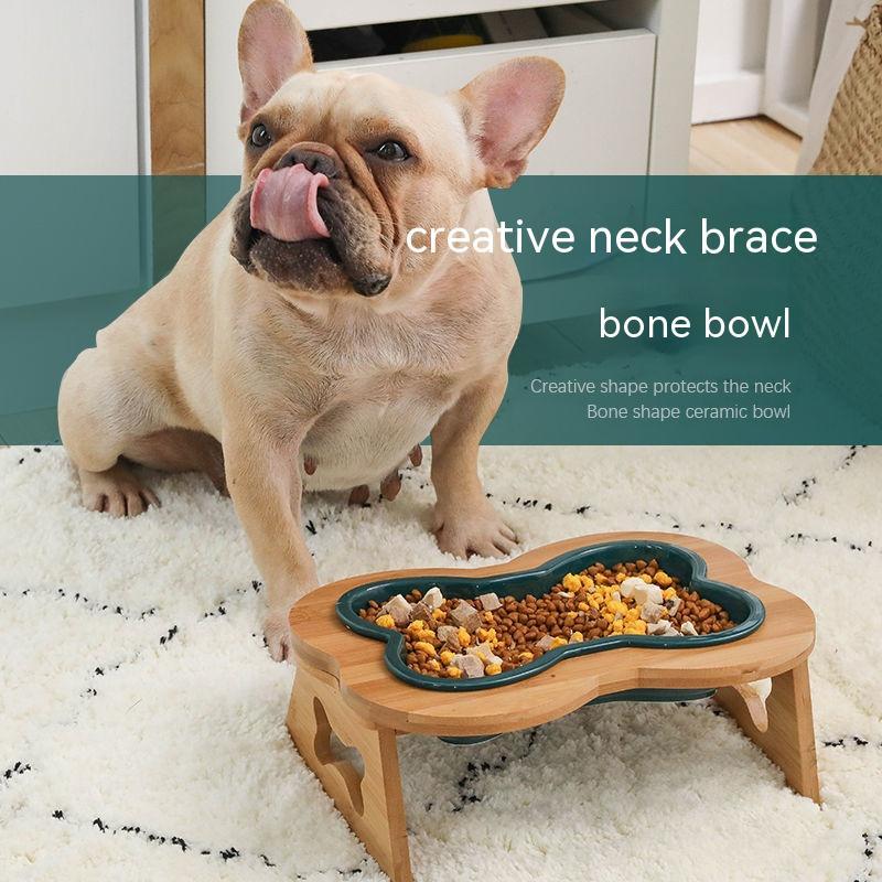 

Миска для домашних животных Миска для собак / кошек Товары, связанные с кошками, Товары для собак Товары для домашних животных Товары для домашних животных Анти-кувыркающийся керамический корм для домашних животных Таз Симпатичный защитный шейный позвоноч