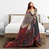 Super Warm BlanketStudents Camping Lenin Joseph Stalin Throw Blanket  Flannel Bedspread For Couch Chair Novelty Sofa Bed Cover